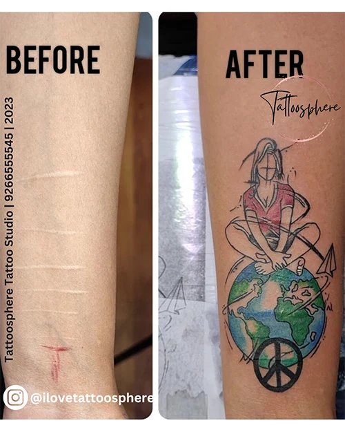 Scar Coverup Tattoos